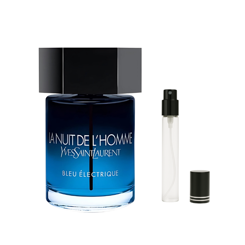 YSL La Nuit de L'Homme Bleu Electrique EDT Intense For Men Decants