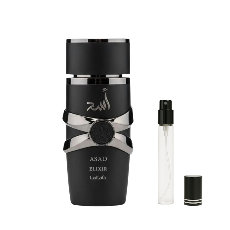 Lattafa Asad Elixir for Men Decants