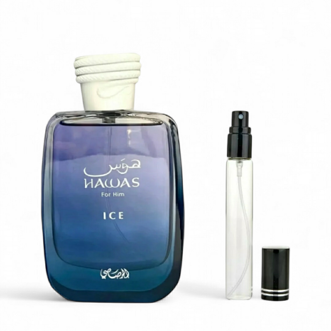 Rasasi Hawas Ice For Him EDP Decants